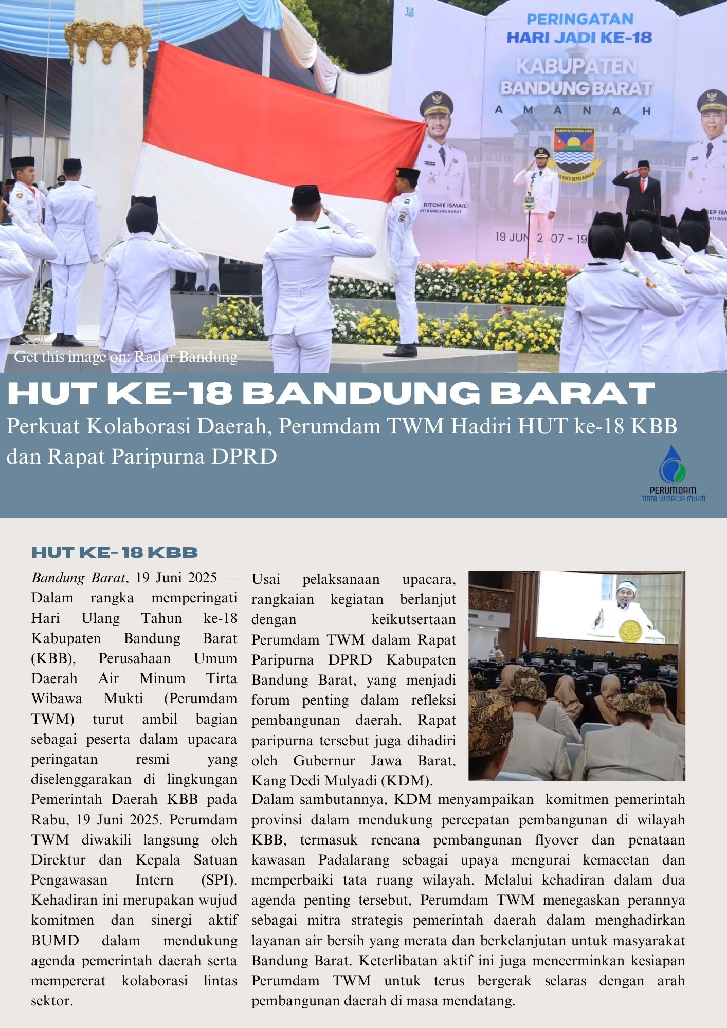 HUT ke-18 Kabupaten Bandung Barat
