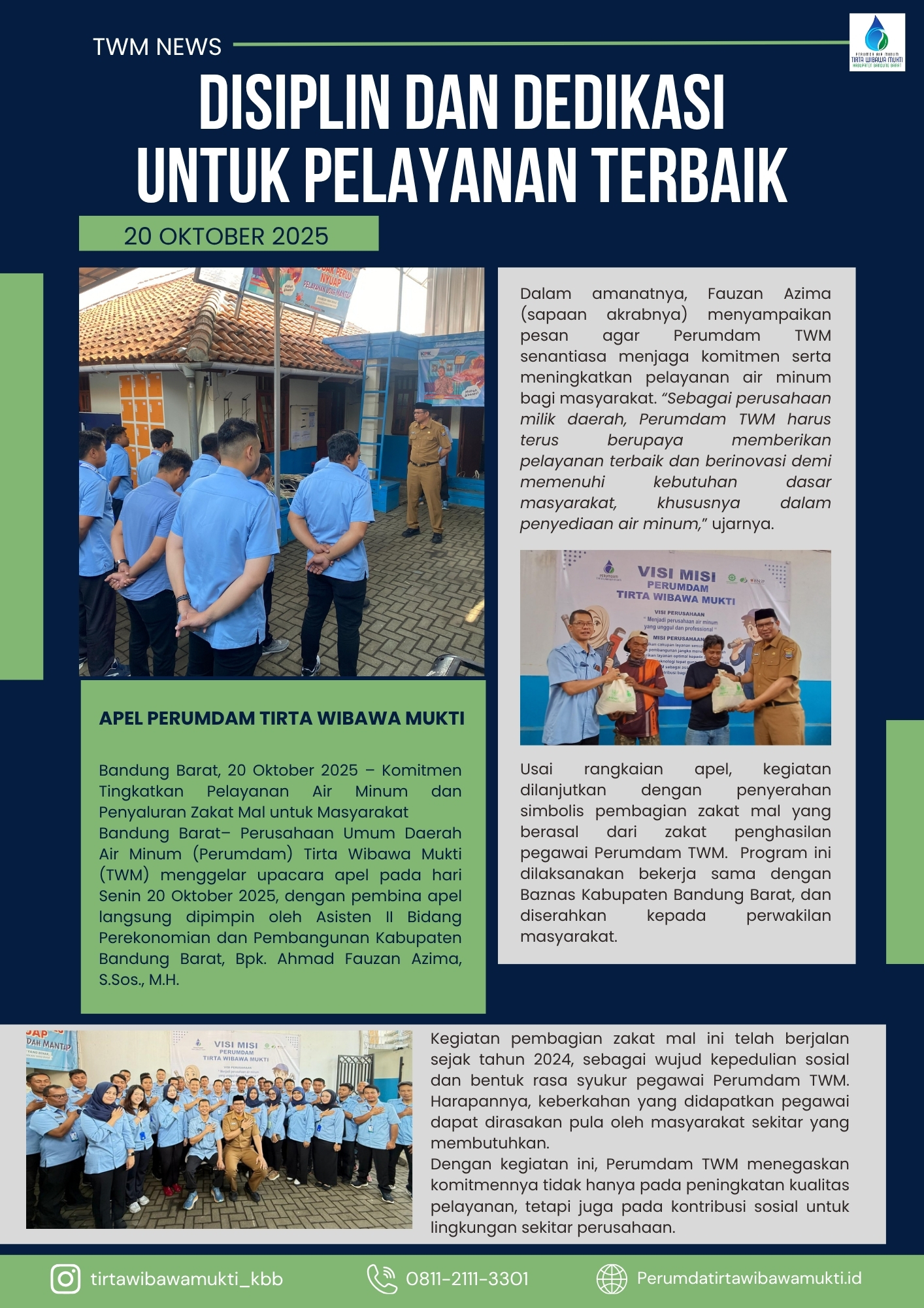 Disiplin dan Dedikasi untuk Pelayanan