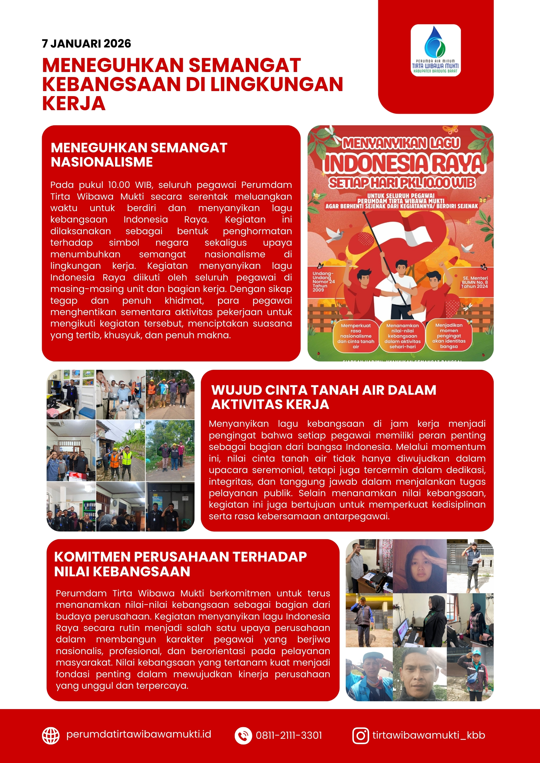 2.	Meneguhkan Semangat Kebangsaan di Lingkungan Kerja